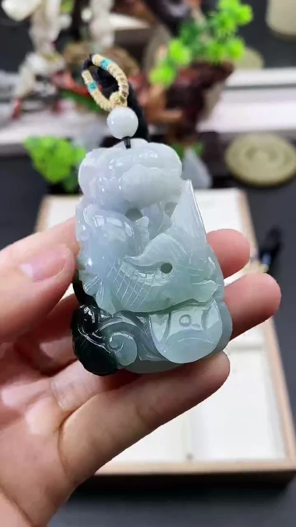颈饰未镶嵌翡翠天然缅甸A货翡翠