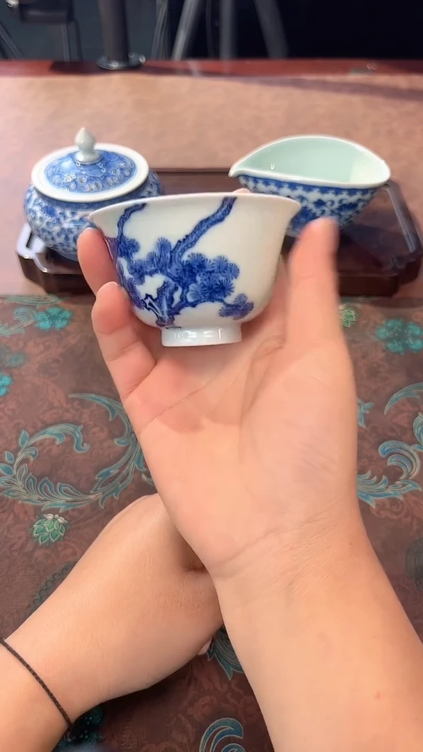 镹曰手工手绘柴窑茶具