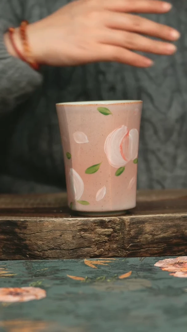 【闪购商品】瓷片釉下彩手工手绘同款陶器