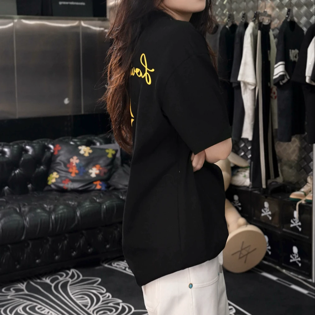 【黛仪D5黛仪6260】夏季新款宽松短袖T恤男女同款S256260