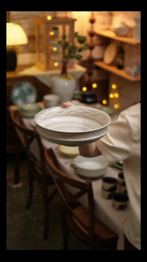 瓷片雾里工作室 汤碗1个