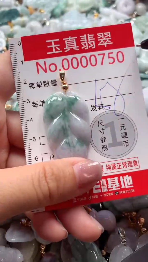 吊坠(不含链)未镶嵌翡翠0750