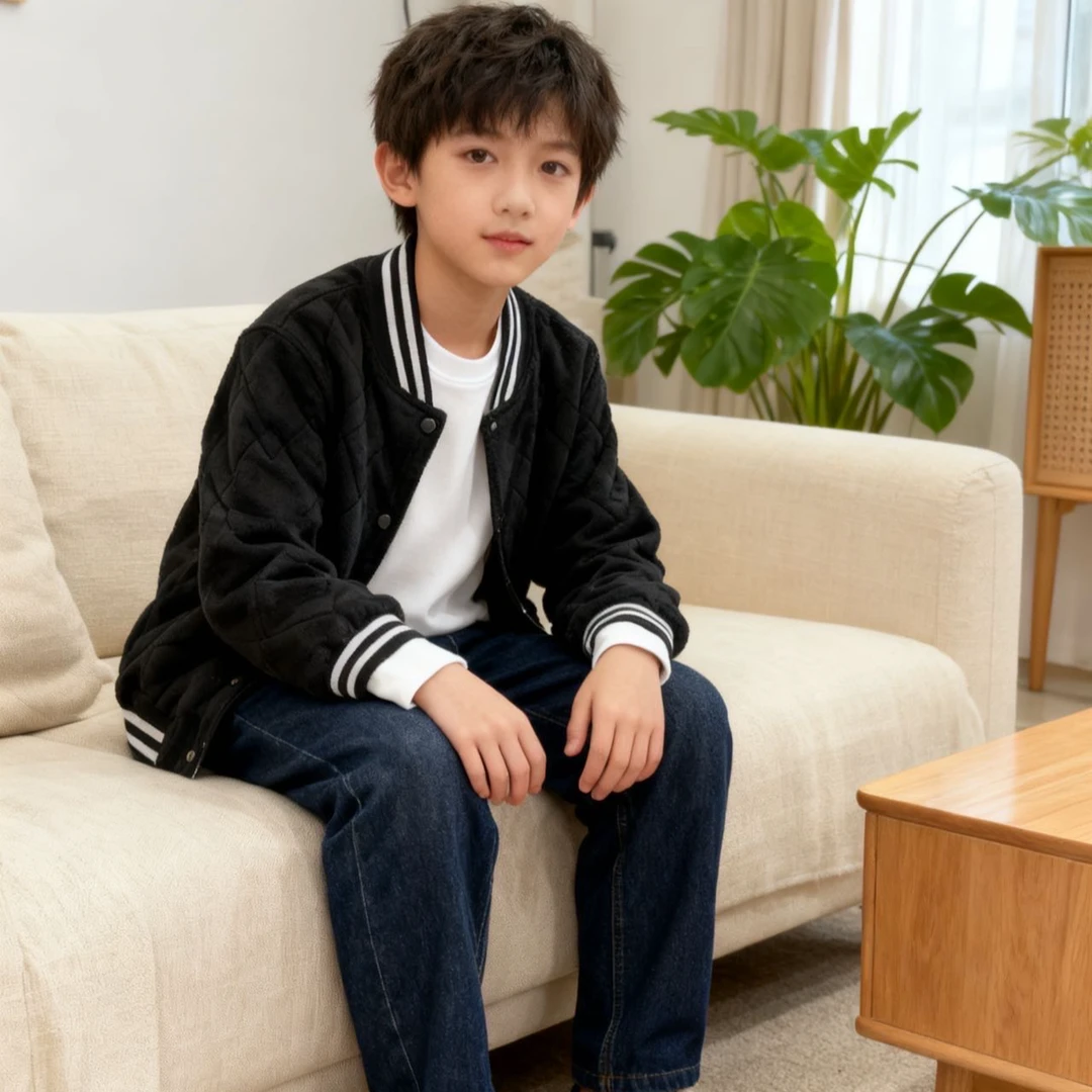 601高端专享儿童校服神器外套黑色