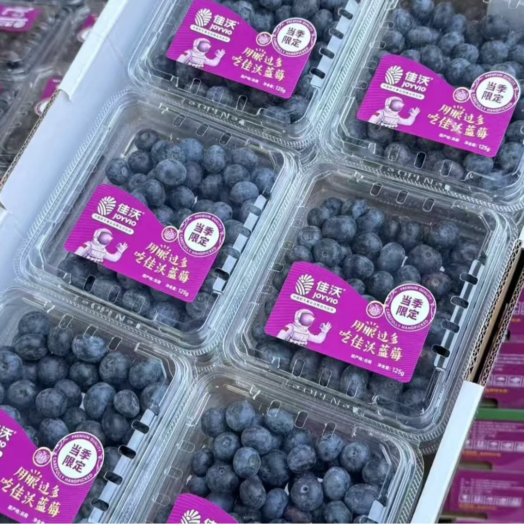 【啊蔡甄选】云南佳沃18+花香型蓝莓脆甜花青素满满125g/盒顺丰包邮