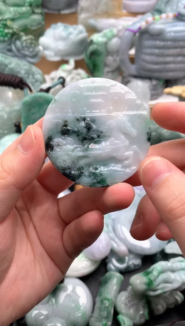 吊坠(不含链)未镶嵌翡翠1