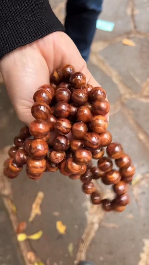 【闪购商品】黄花梨/降香黄檀手串/手链AA1-6海黄1.5圆珠手串发一