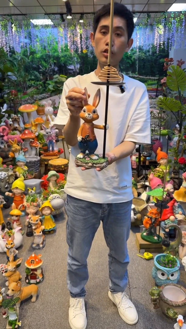 无花朵花园庭院摆件&00&