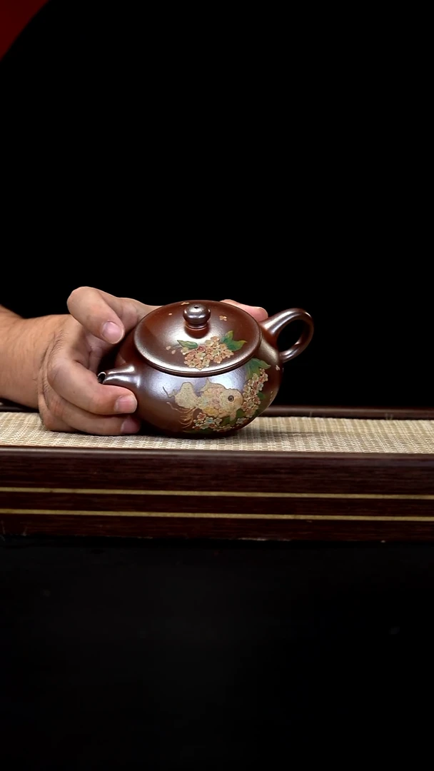 茶壶紫砂JF 柴烧明炉