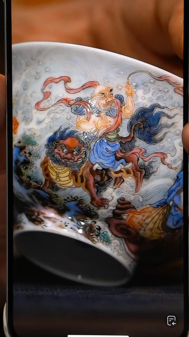 瓷片L**g游玉堂 洋彩十八罗汉套组（预售）