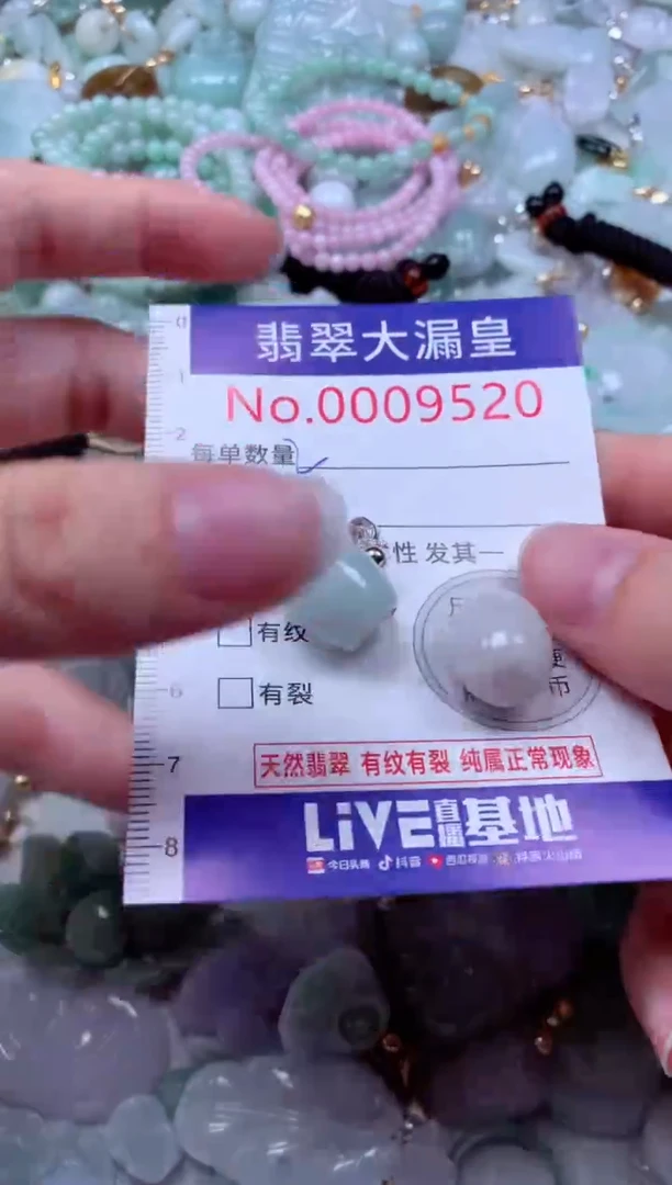 吊坠(不含链)未镶嵌翡翠9520