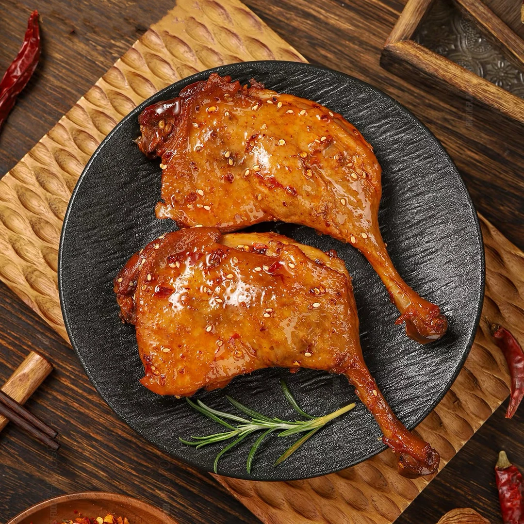 【4种口味全家桶】四川的大鸭腿麻辣+五香+孜然+奥尔良