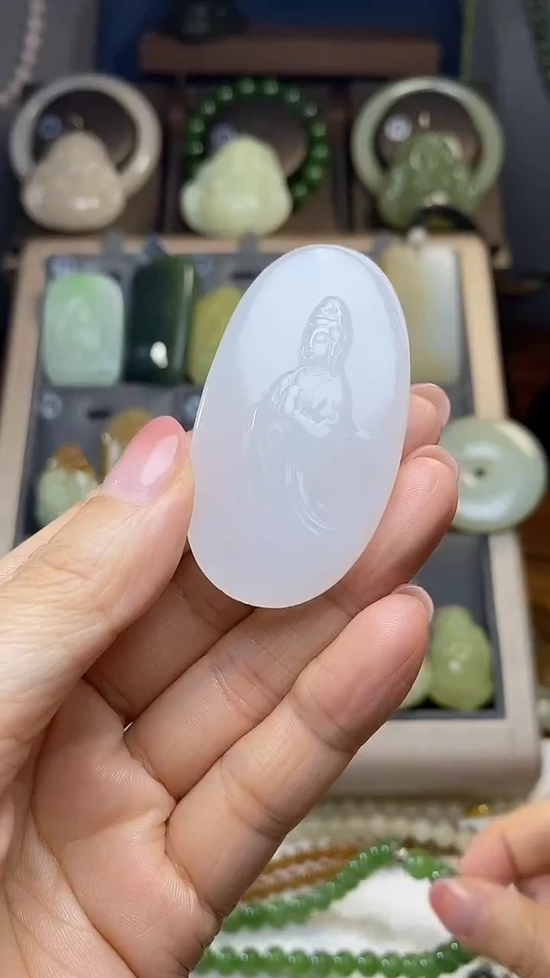 【闪购商品】和田玉颈饰未镶嵌观音