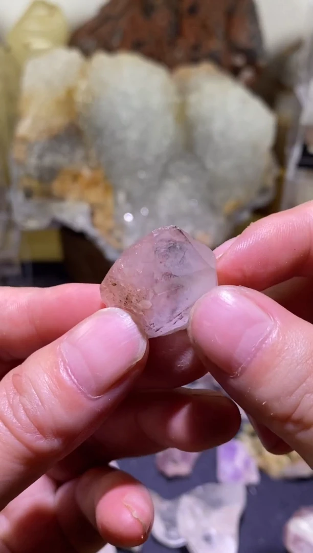 未镶嵌珠宝半成品水晶67号四川美姑超七花园水晶