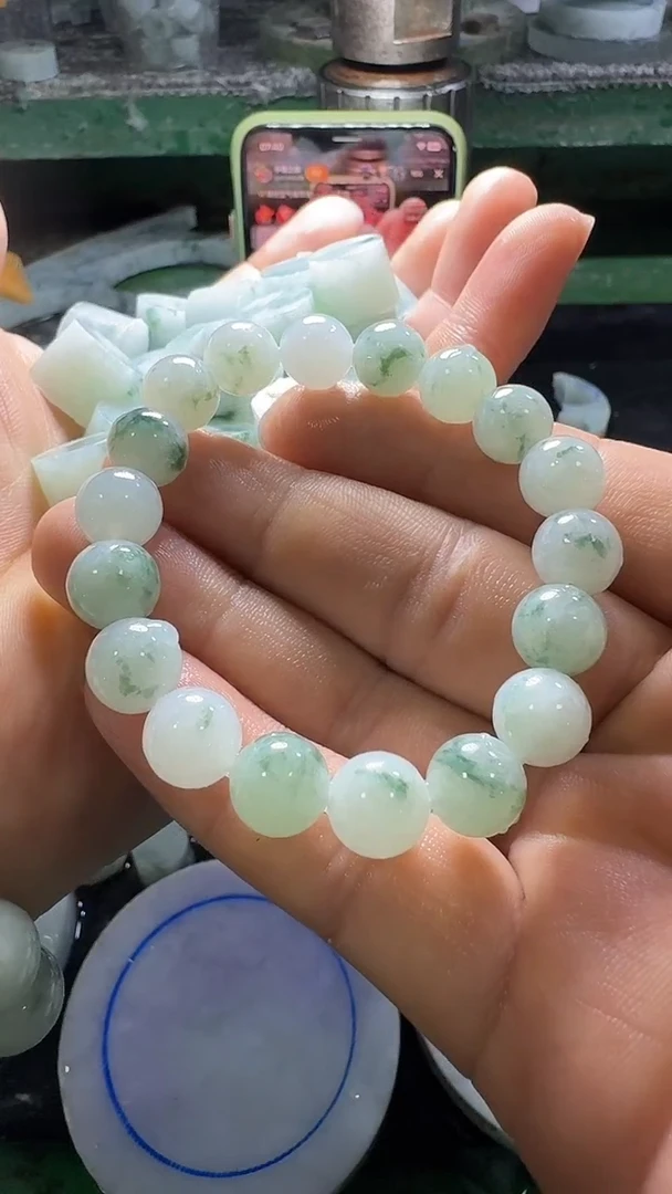 定制翡翠未镶嵌飘花手链卡10多样性发一件