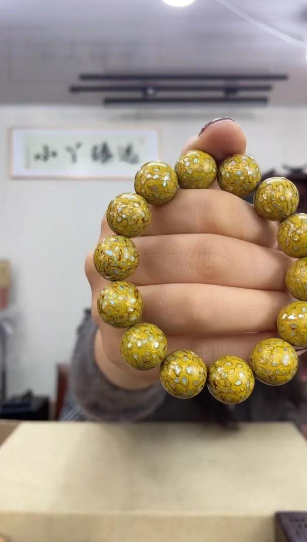 乌木类751小叶紫檀1.5大漆串木木木黄色