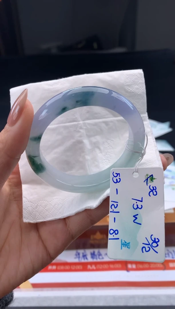 未镶嵌手镯翡翠翡翠自带#送人#，假一赔三