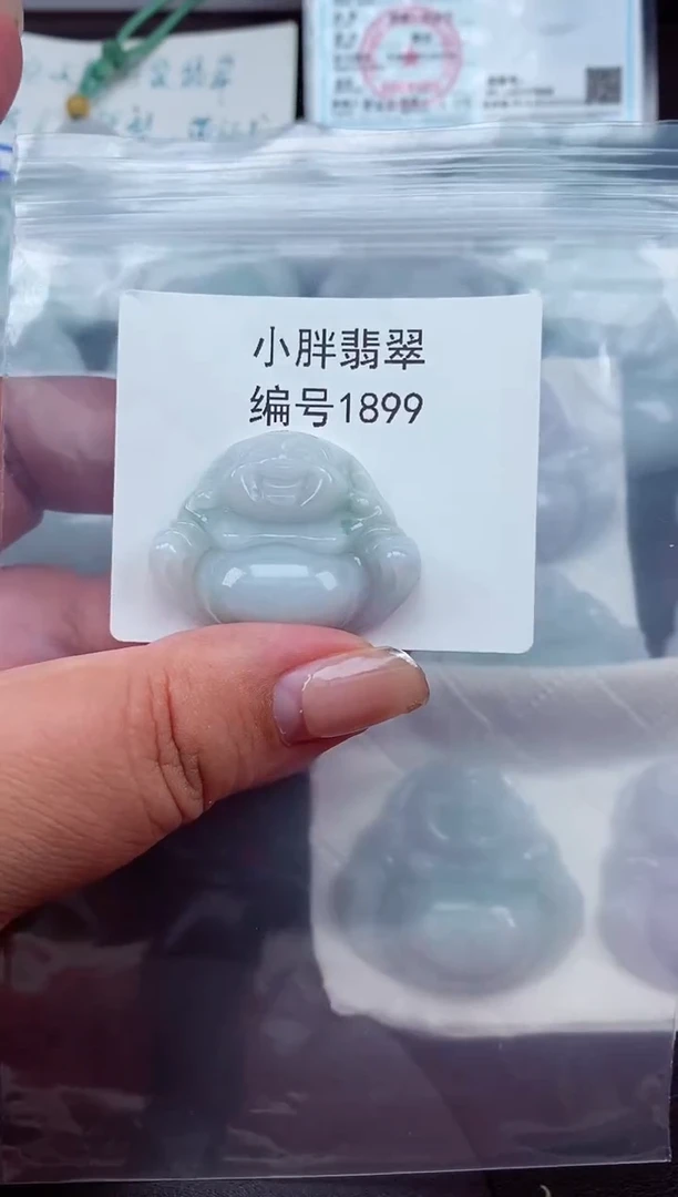 翡翠未镶嵌颈饰缅甸天然A货翡翠1899