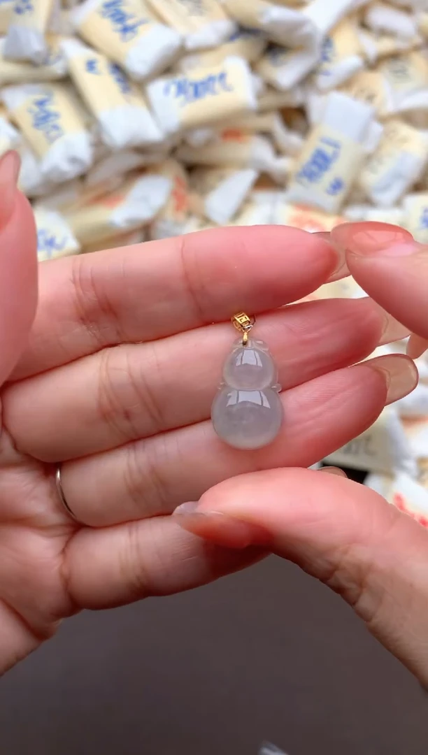 【闪购商品】翡翠挂件18K金镶嵌 一