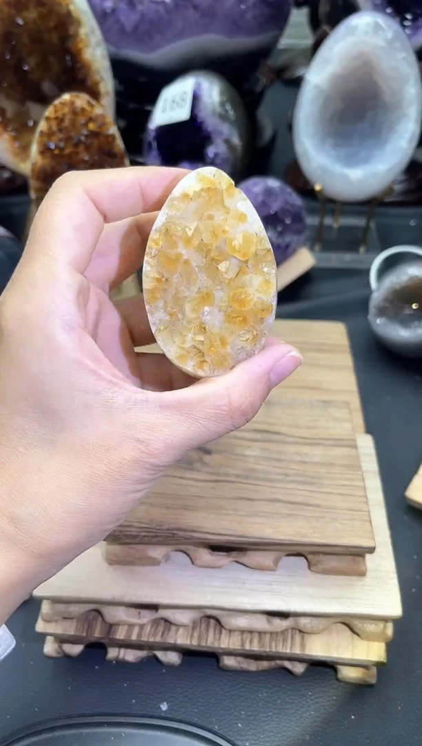 未镶嵌大型摆件（非配饰）紫晶170号龙蛋
