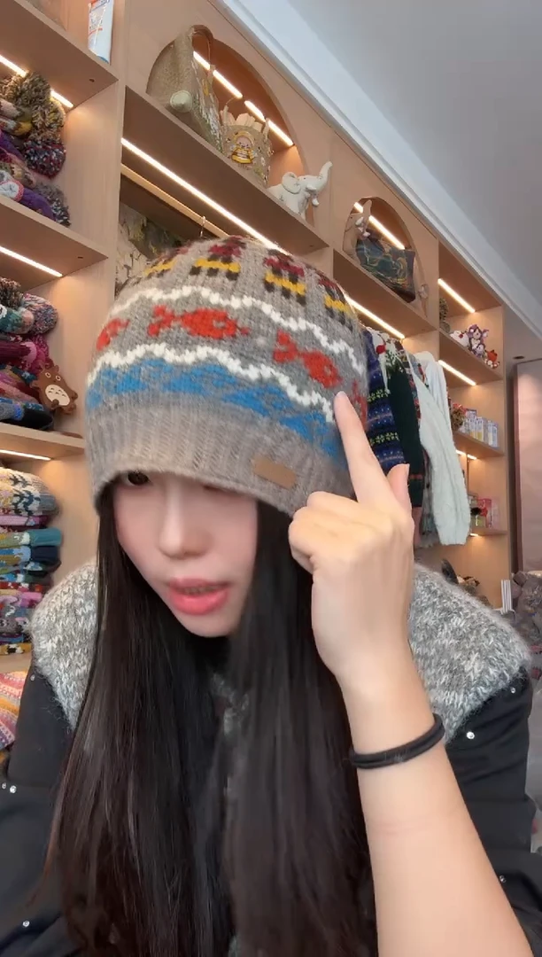 美丽如年年有鱼帽