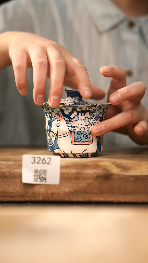 【落单孤品】福利/盖碗@@3262