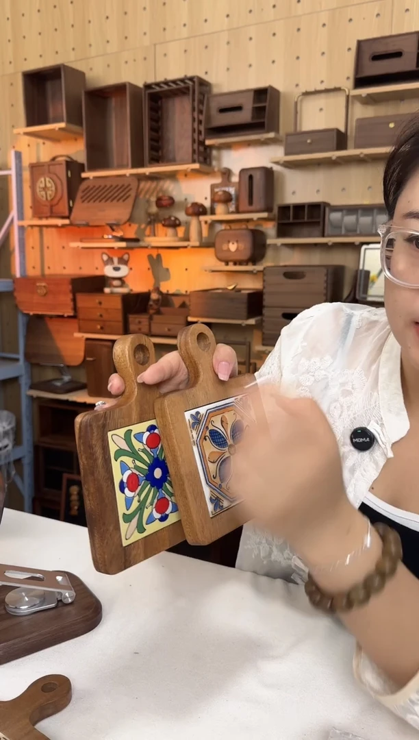 木风信子 豆蔻实木特价锅垫2个一套