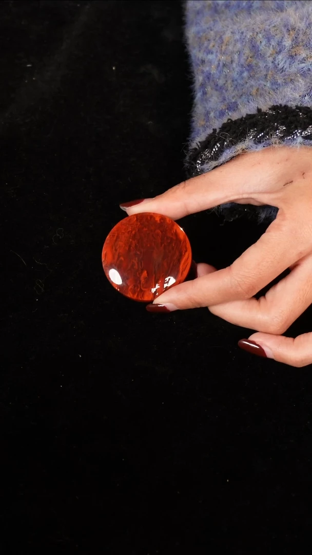 吊坠(不含链)未镶嵌南红玛瑙火焰圆牌无事牌