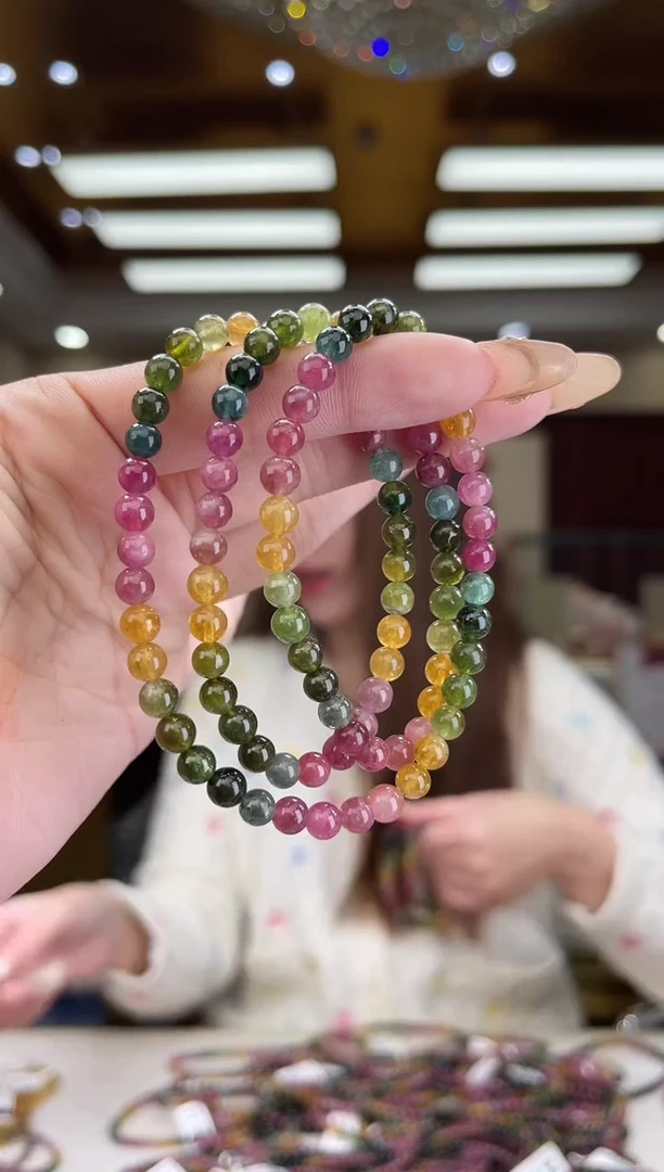 【闪购商品】碧玺/未镶嵌5mm+碧玺多圈多样性发货19