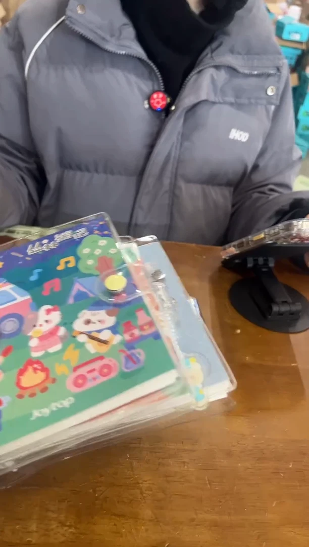 胶套网格本3本装