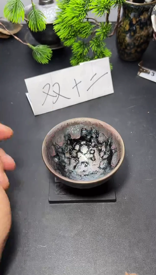 茶盏223叶紫建盏