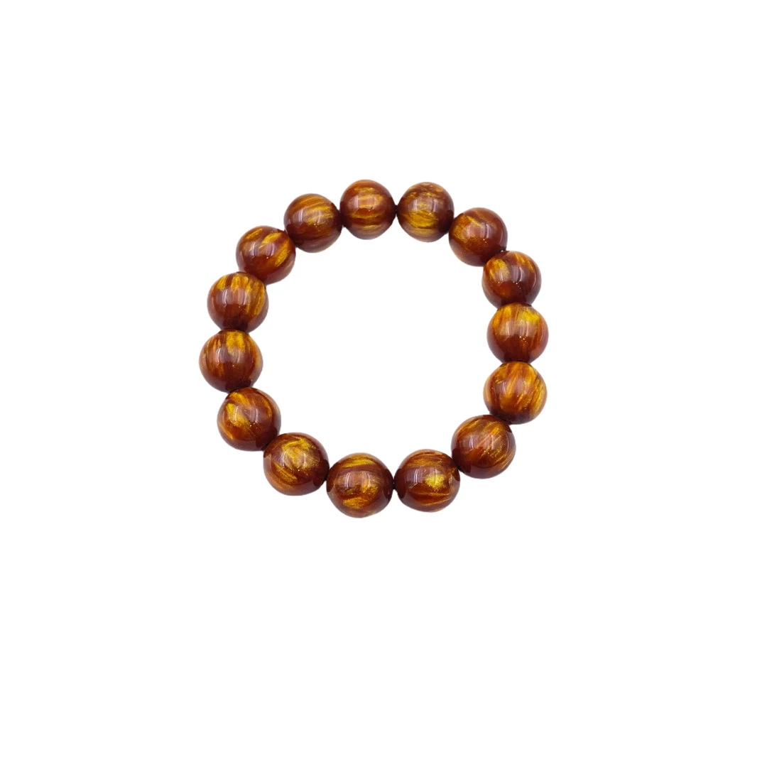 玉化意境金粉大漆手链S1555X