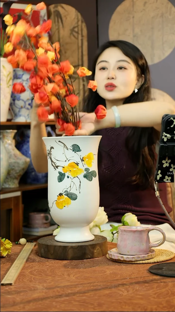 摆件景德镇宋韵系列花器2