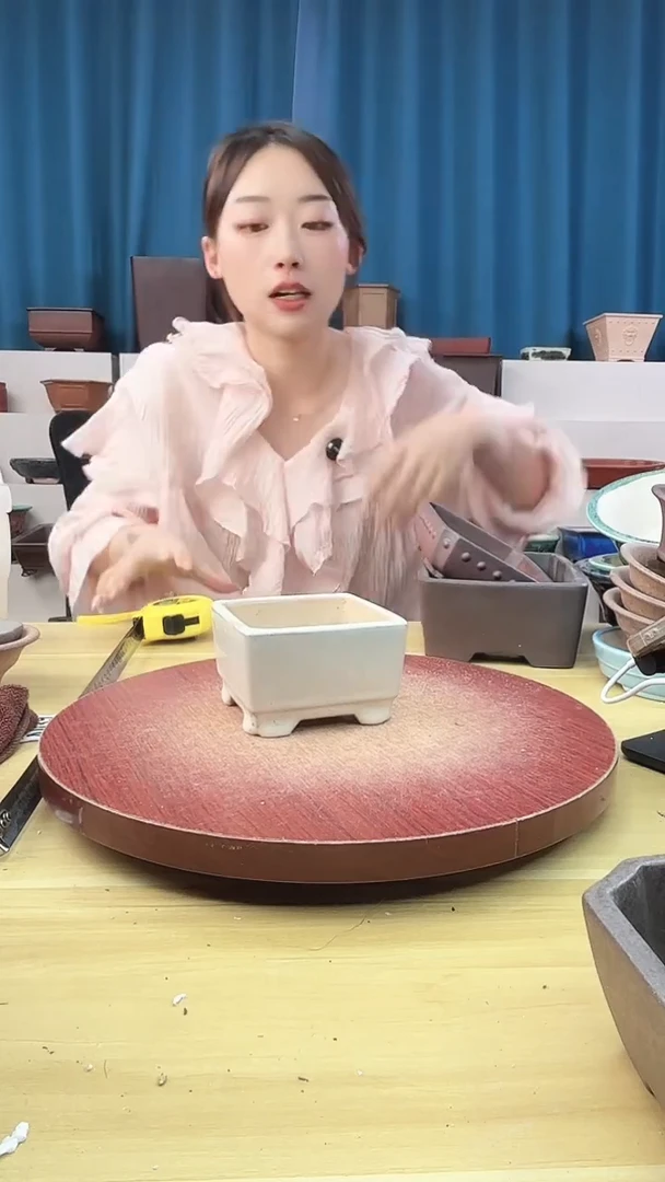紫砂花盆花盆浅草紫砂花盆