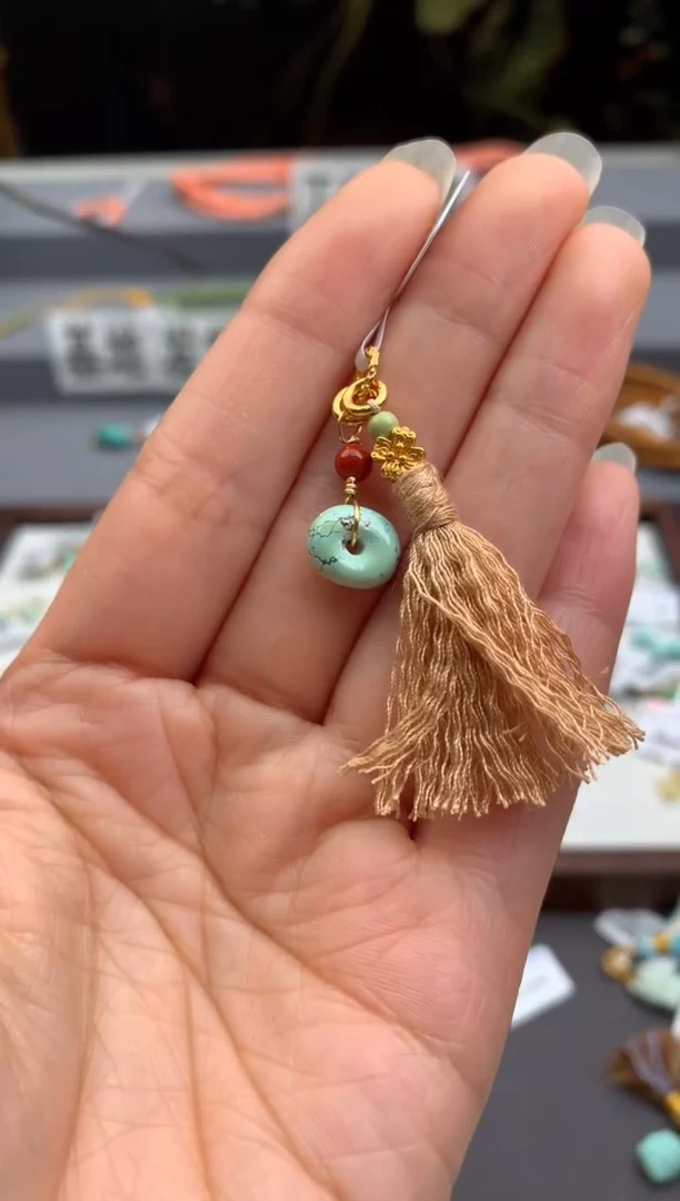 未镶嵌挂件南红玛瑙茜.C347