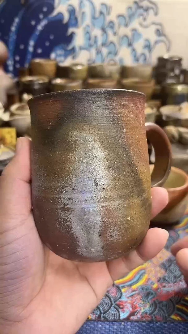 三好满日式备前烧茶具茶周边