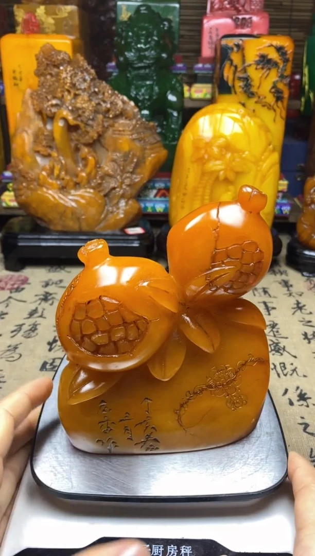 寿山石印石纯天然篆刻石料