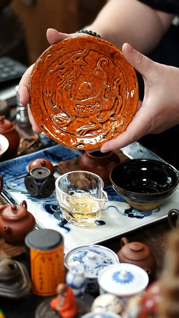 壶承盘子功夫茶道具直径15CM