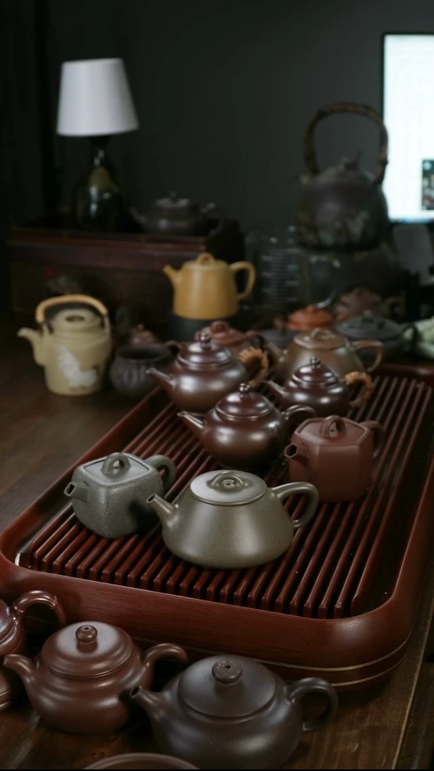 茶壶紫砂●****＿六方具轮