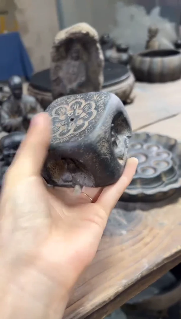 陶土【火山泥】四面佛香插