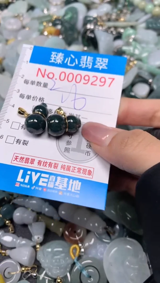 【闪购商品】翡翠颈饰未镶嵌含绳0009297