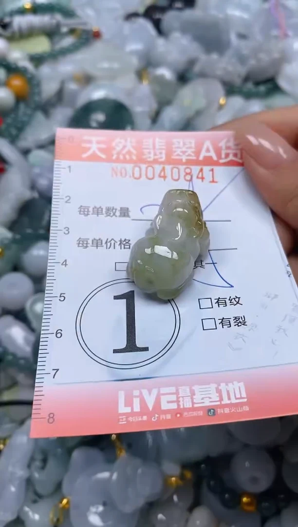 翡翠未镶嵌颈饰闪购0040841