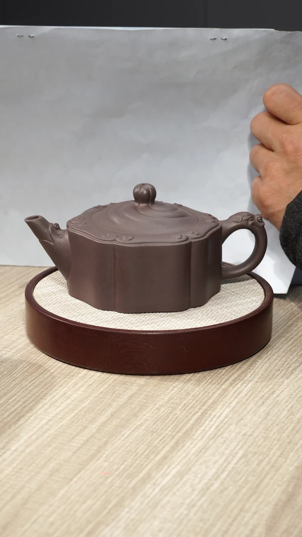 【闪购商品】紫泥茶壶瑕龙头如意 壶300CC容量