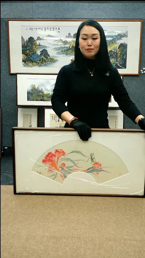 【闪购商品】国画42*82文诚老师花鸟