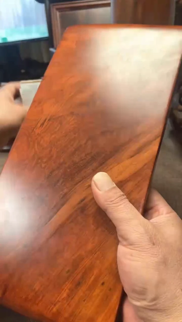 大果紫檀（缅甸花梨）木头款33.3/15.2/3.7