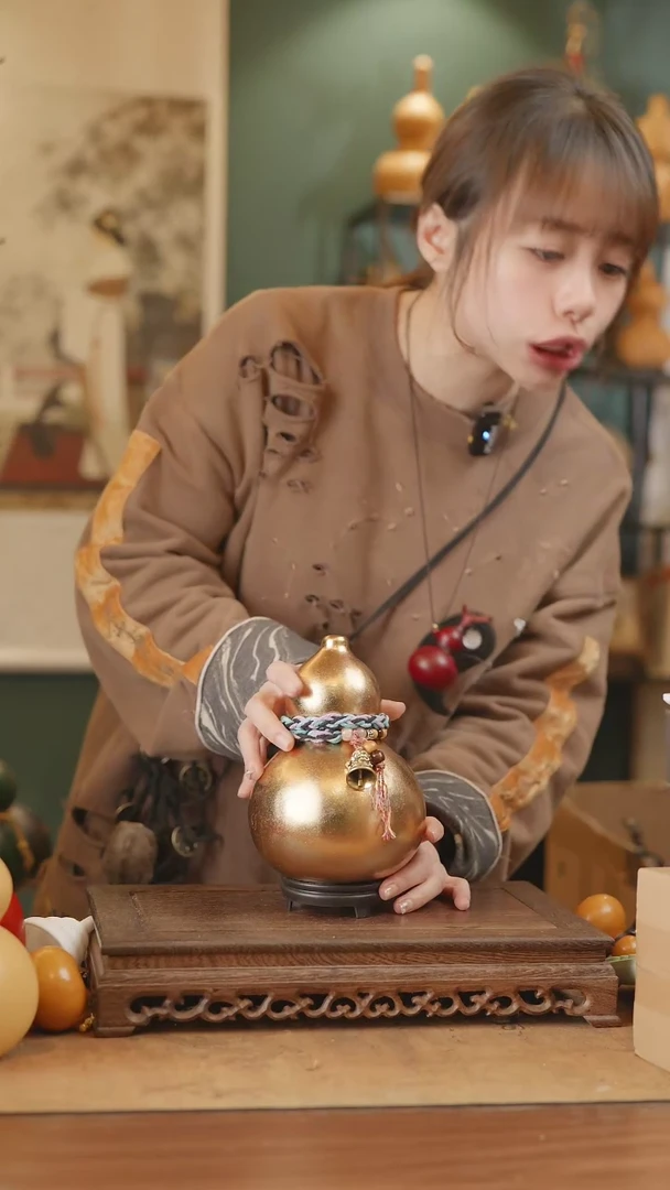 【闪购商品】290号精品天然大漆工艺防渗内胆酒葫芦~