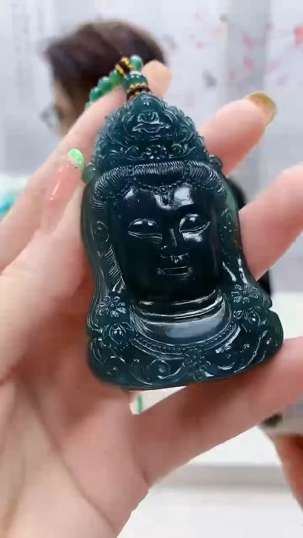 未镶嵌定制翡翠5159ry-毛货挂件144