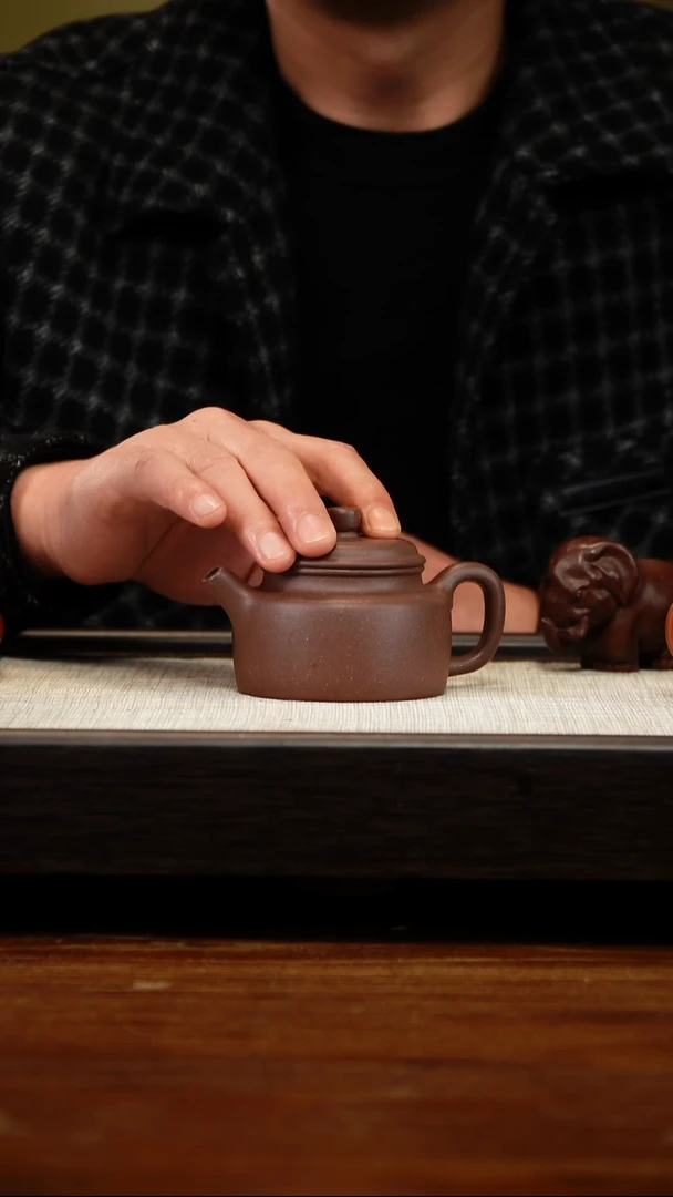 茶壶紫砂@***意手磨料德中