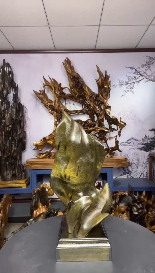 金丝楠木雕款金丝楠木工艺品摆件