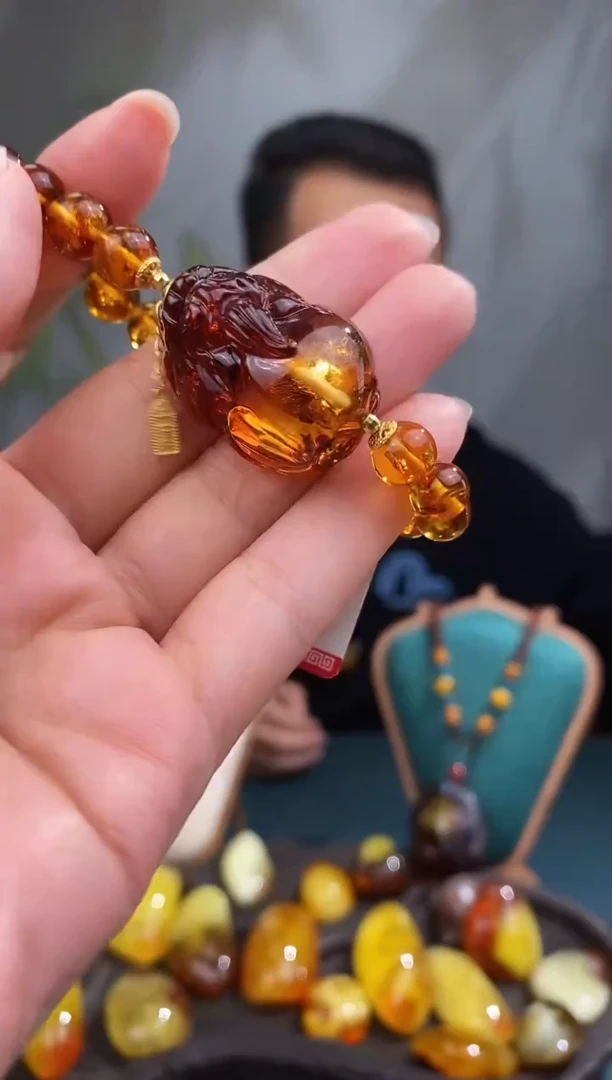 裸石琥珀未镶嵌基地发货 一物一证 顺丰包邮