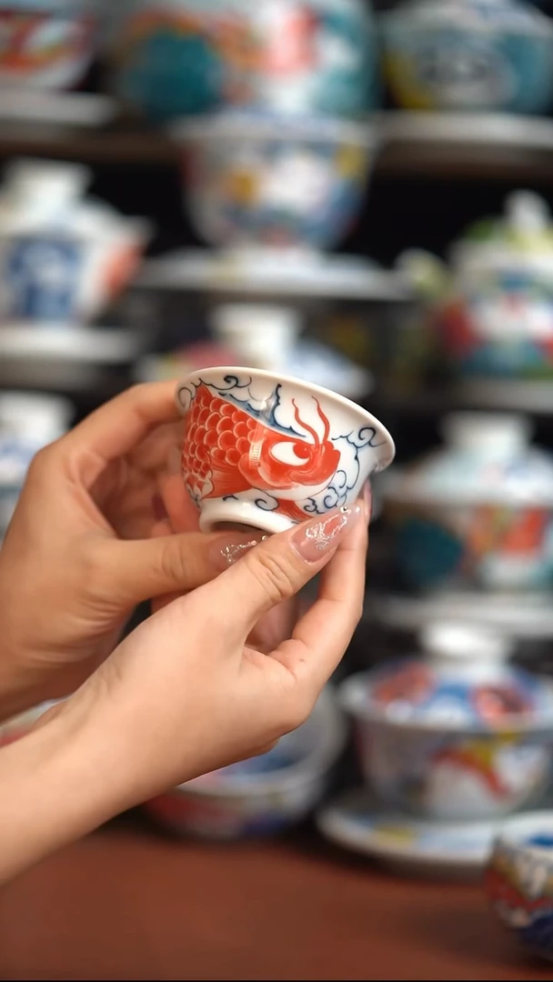 瓷片昨明顺遂压手杯（福利价格）